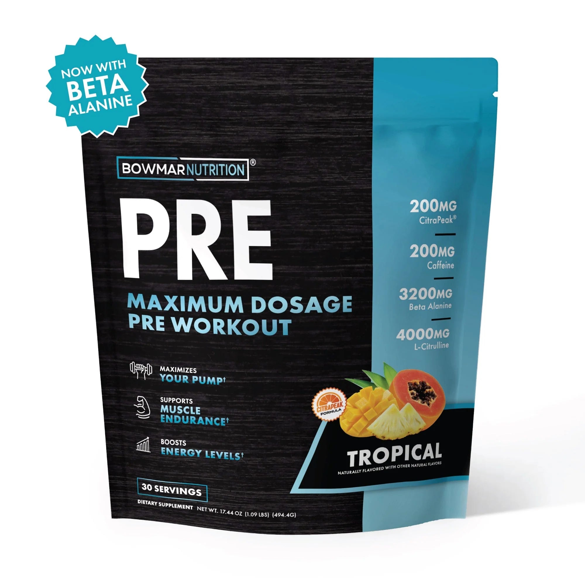Bowmar Nutrition PRÉ-ENTRAINEMENT