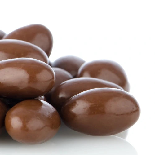 Prozis Zero Choconut milk chocolate-covered peanuts close-up out of the bag