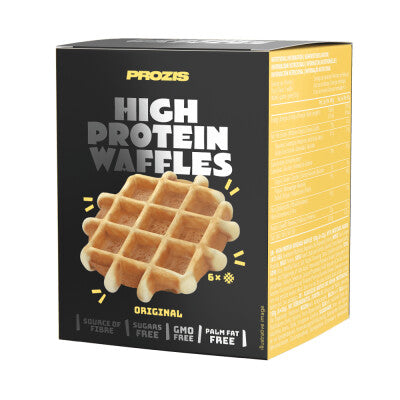 Prozis High Protein Waffles (1 box of 6 waffles) - Top Nutrition and Fitness Canada Original-Chocolate