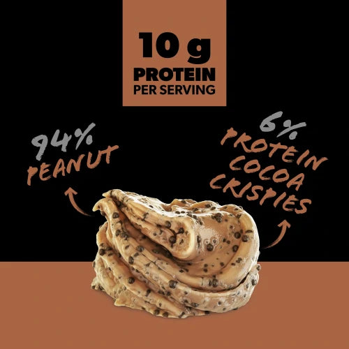 Beurre de cacahuètes Protéiné Choco Crisp de Prozis (250 g)