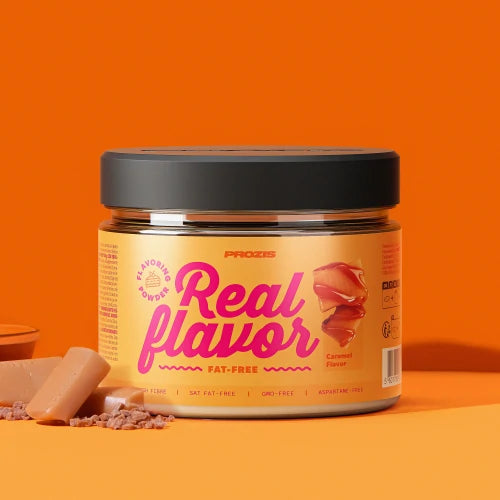 Prozis Real Flavor (Sugar Free Fat Free Flavoring Powder - 150g/50 servings) — Caramel