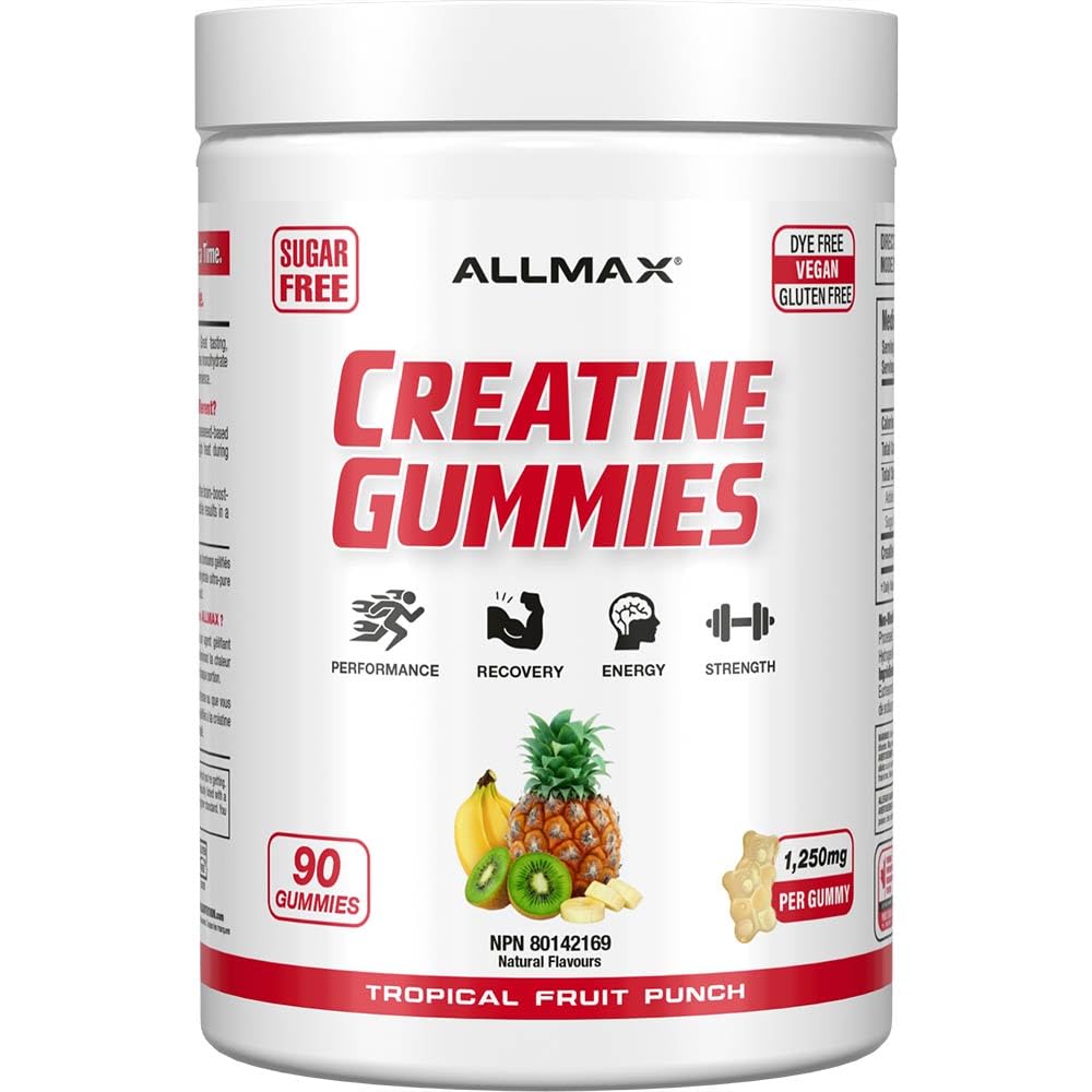 Best creatine in Canada 2026 — Allmax Creatine Gummies, PVL, Tested Nutrition, Animal — Top Nutrition Canada