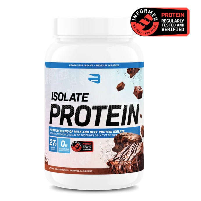 Believe Isolate, PVL IsoGold and Allmax Isoflex whey and milk isolate protein comparison Canada 2026