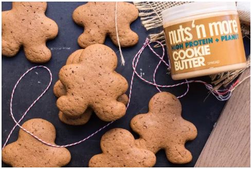 Nuts 'n More Cookie Butter Gingerbread Men Cookies - high-protein recipe with Nuts 'n More from Top Nutrition & Fitness Canad