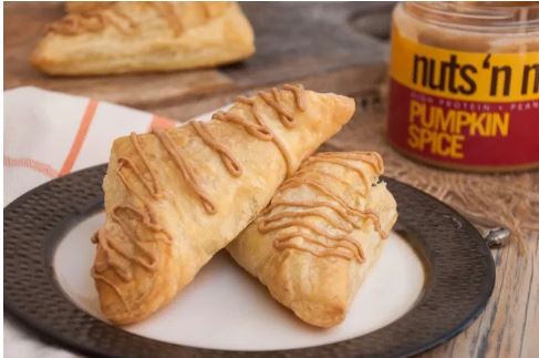 Nuts 'n More Pumpkin Spice Peanut Butter Turnovers - high-protein recipe with Nuts 'n More from Top Nutrition & Fitness Canad
