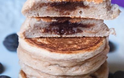 PEScience Chocolate Stuffed Mini Pancakes - Top Nutrition and Fitness