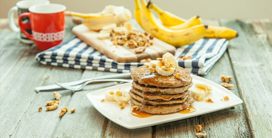 Vegan Banana Protein Pancakes - Top Nutrition and Fitness