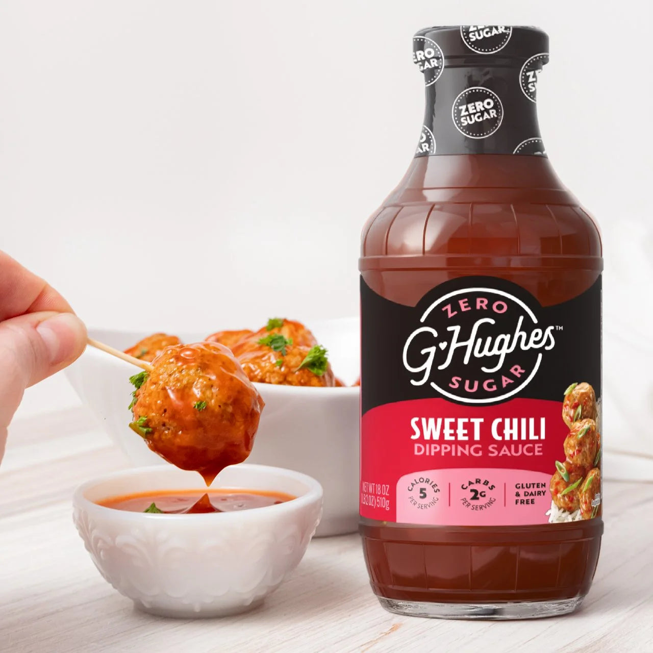G Hughes Sugar Free Dipping Sauce (18 oz bottle)