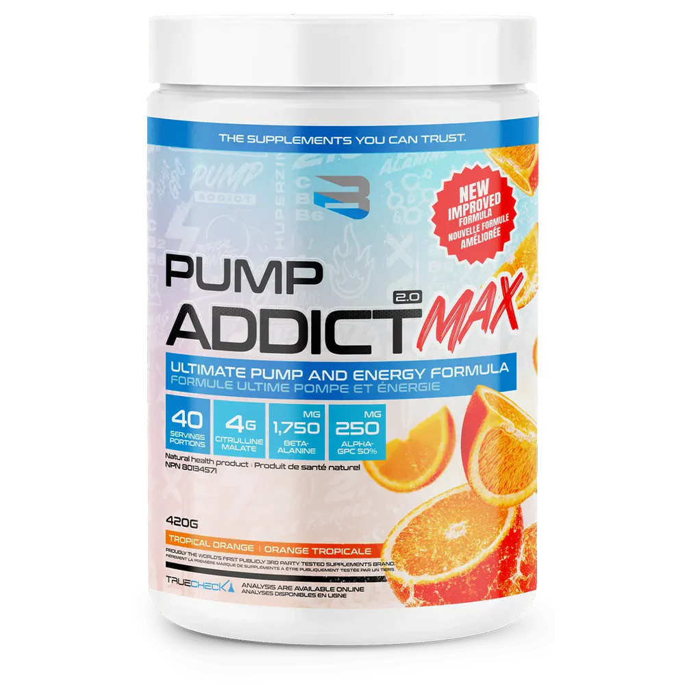 Believe Supplements Pump Addict MAX Pre-Workout (40 servings)
