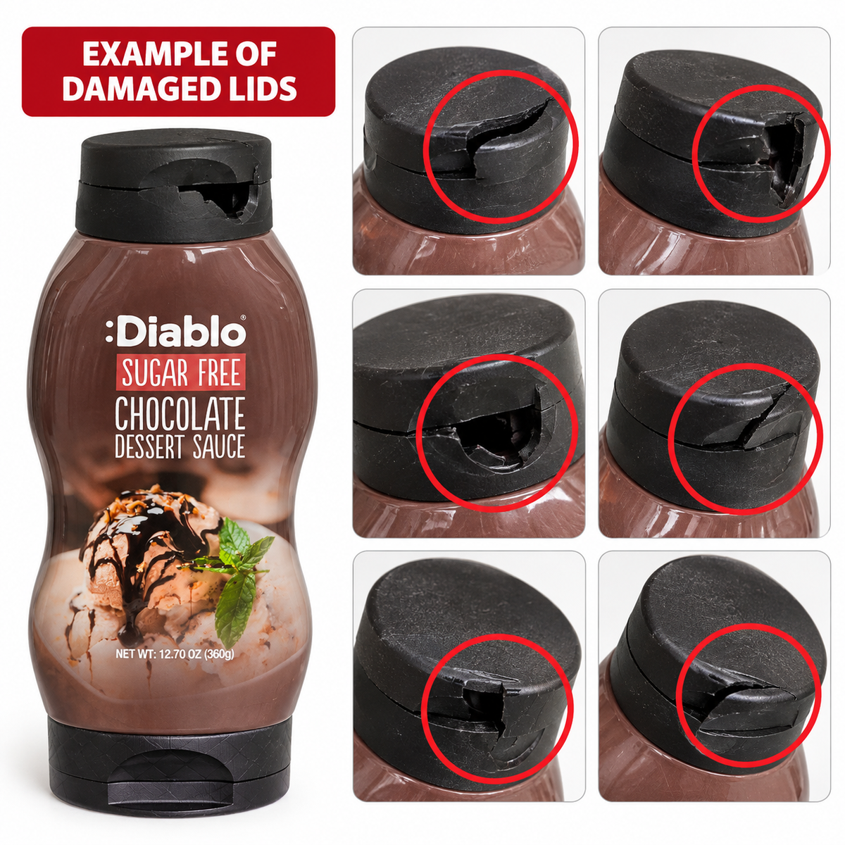 Diablo No Added Sugar Dessert Sauce (360g)