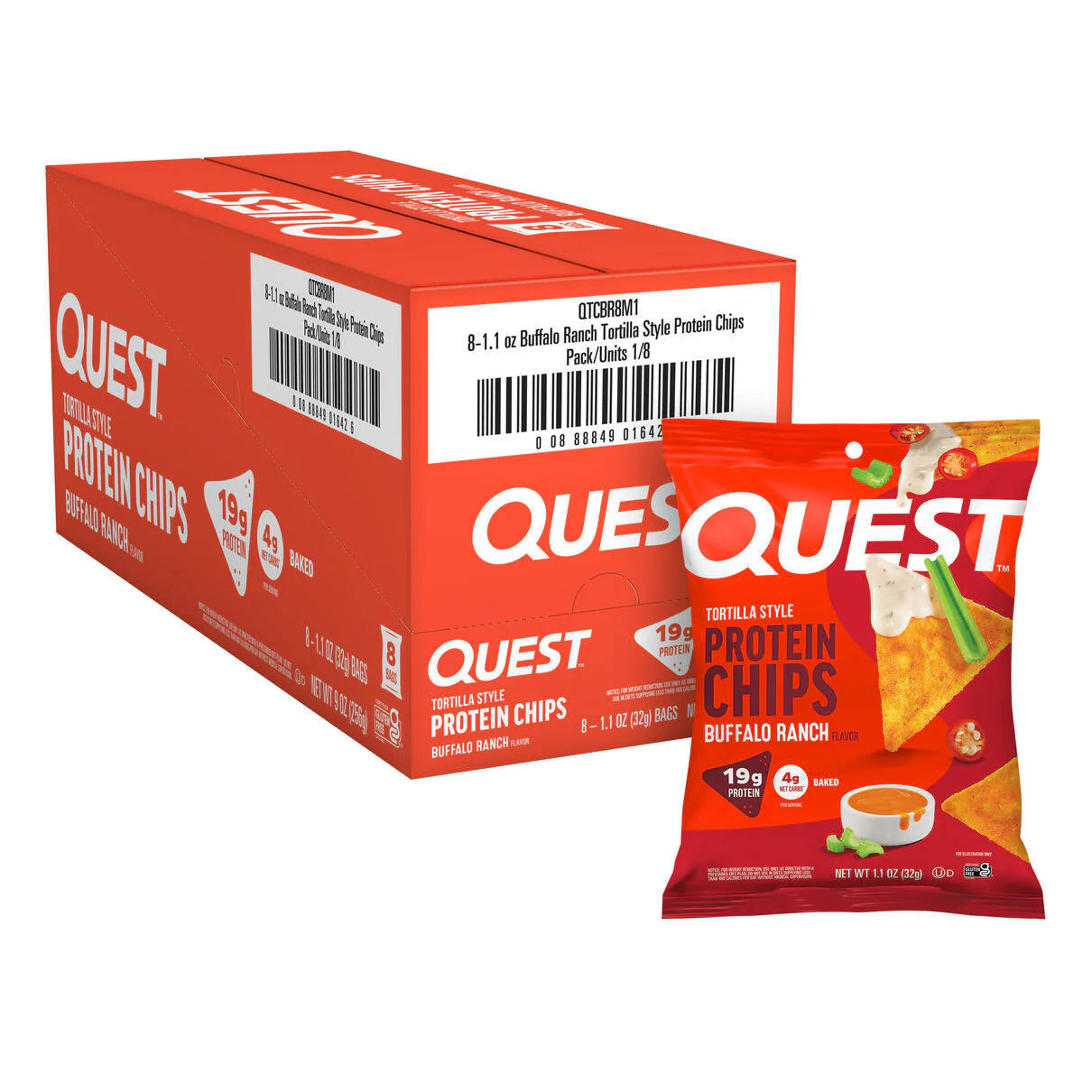 Quest Nutrition Protein Chips (Box of 8)