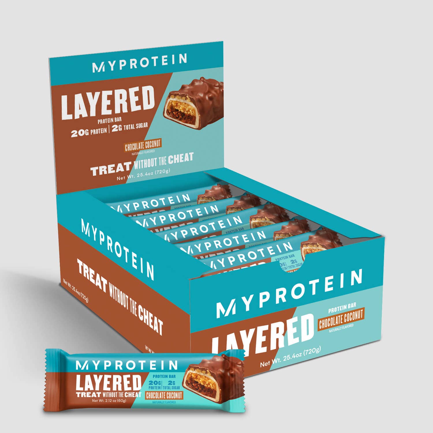 MyProtein Layered Protein Bar 1 bar MyProtein Top Nutrition Canada