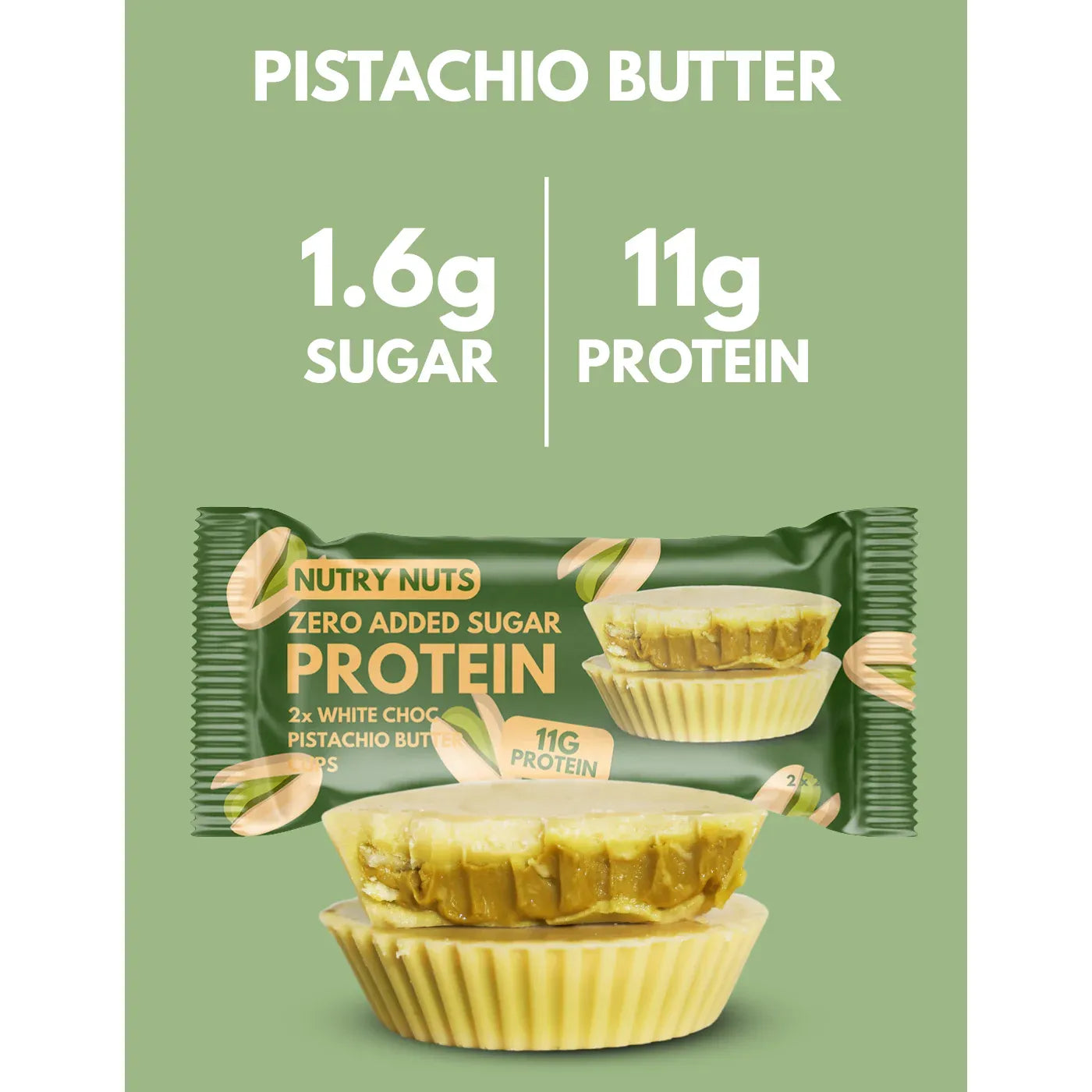 Nutry Nuts Sugar Free Protein PB Cups (1 pack of 2 cups)