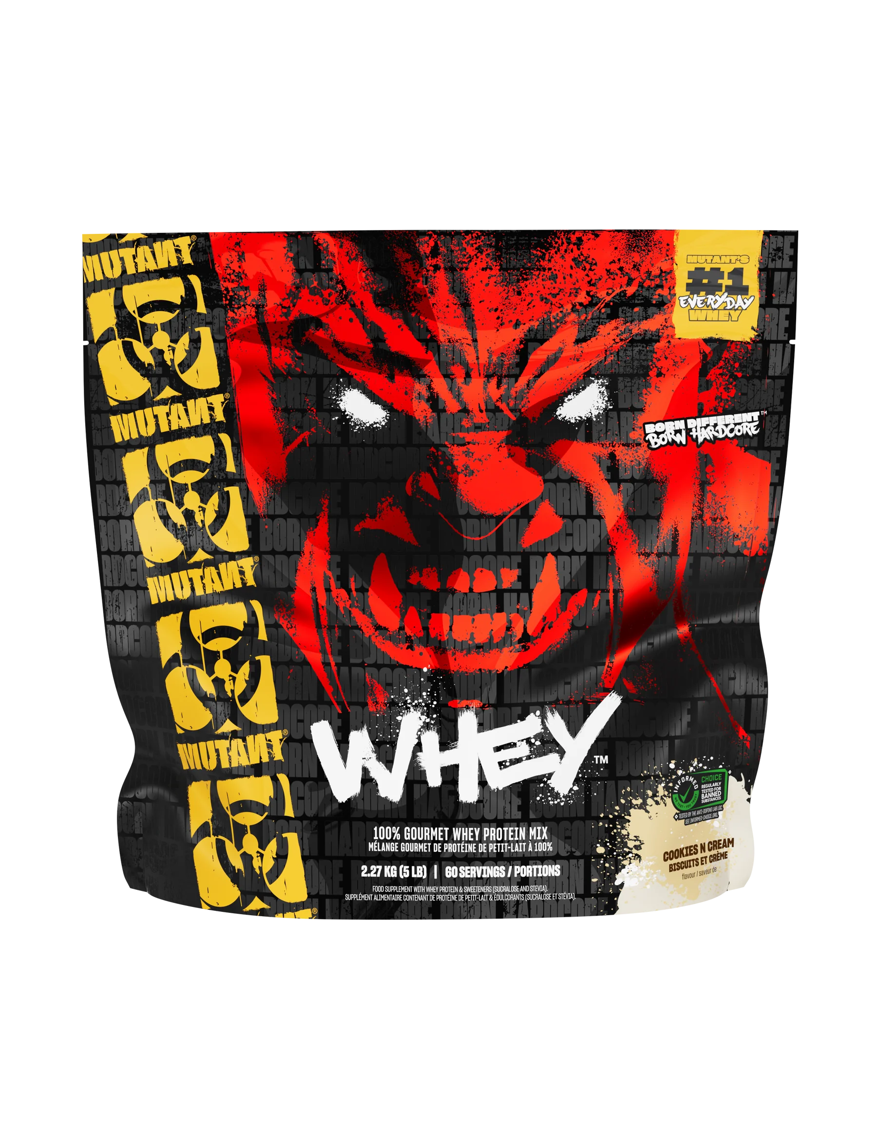 Mutant Whey Protein Powder (5 lbs)