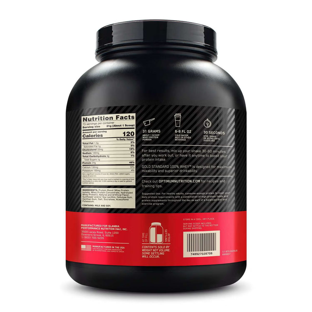 Optimum Nutrition Gold Standard Protein (5 lbs)