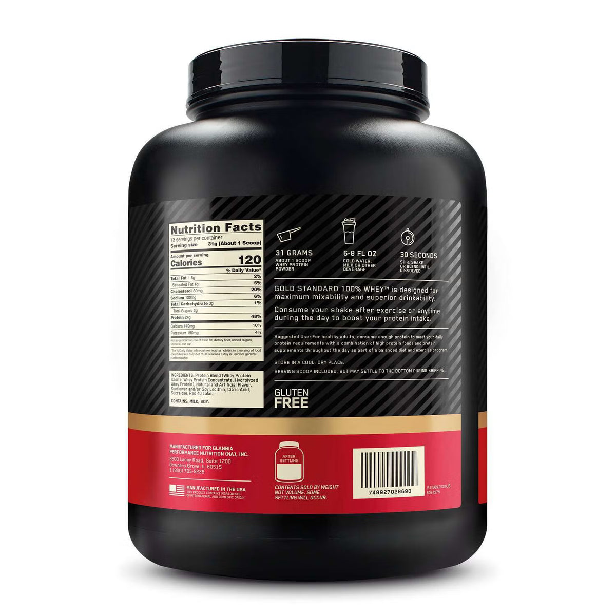 Optimum Nutrition Gold Standard Protein (5 lbs)