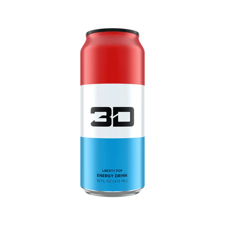 3D Energy Drink (USA) (1 can) - Top Nutrition and Fitness 