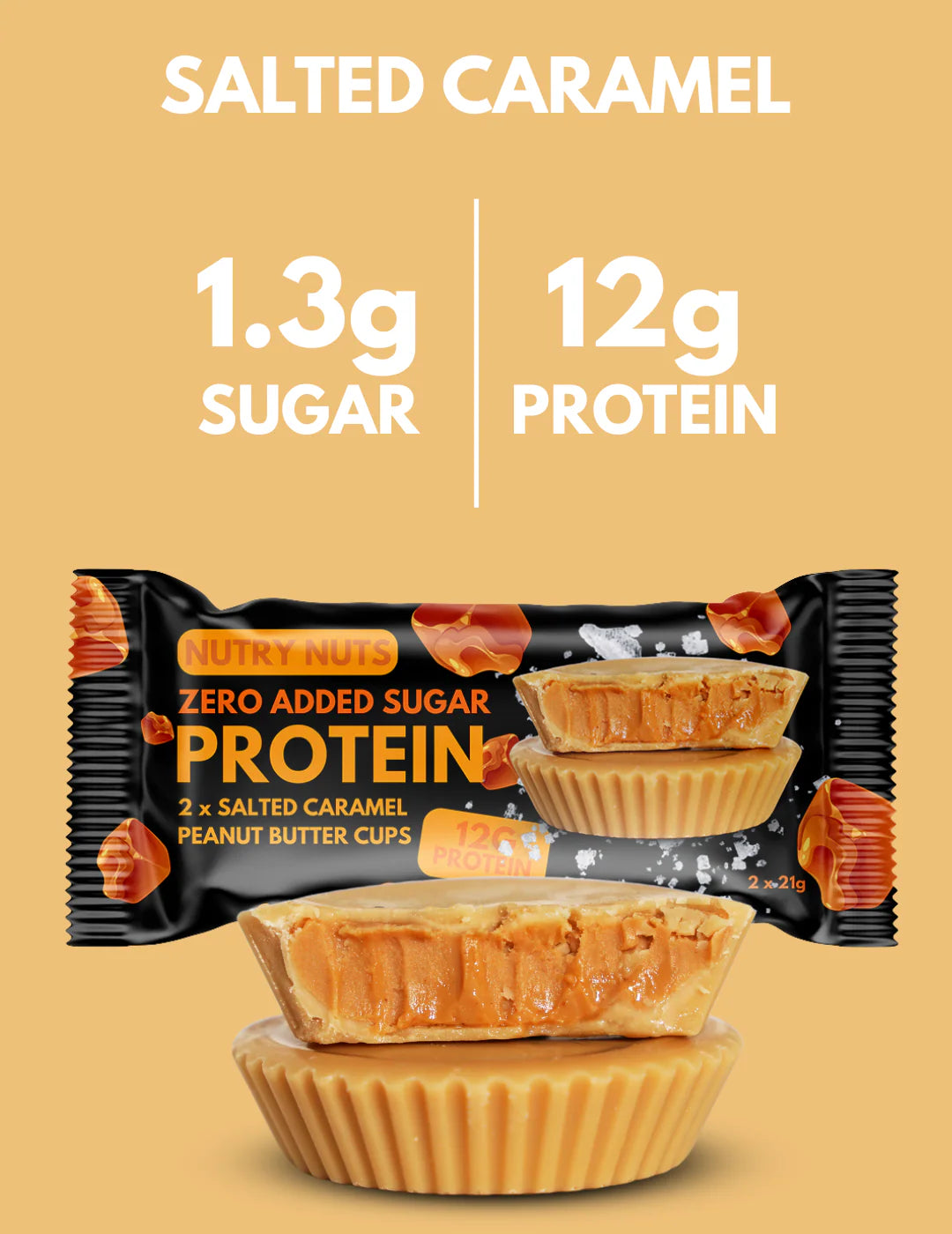Nutry Nuts Sugar Free Protein PB Cups (1 pack of 2 cups)