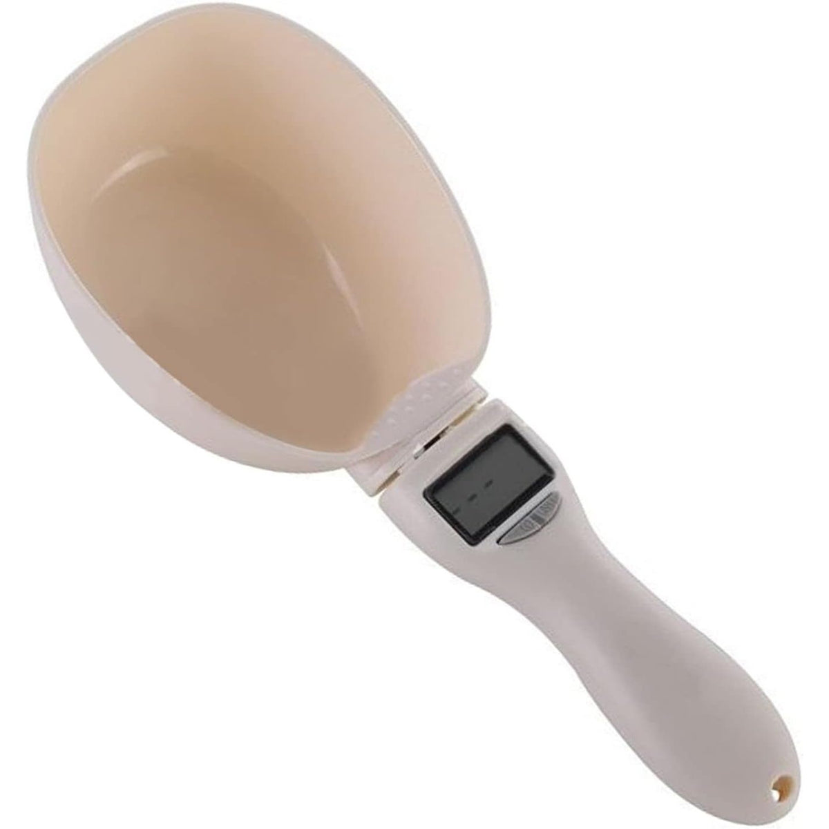 Compact digital spoon scale for weighing powders and small ingredients from 0.1 g up to 500 g