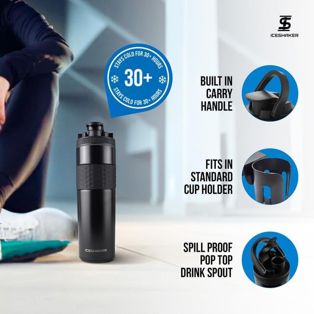ICE SHAKER 20oz Skinny Shaker (stainless)