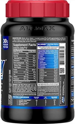 Allmax AllWhey Classic 100% Whey Protein Powder (2lb)