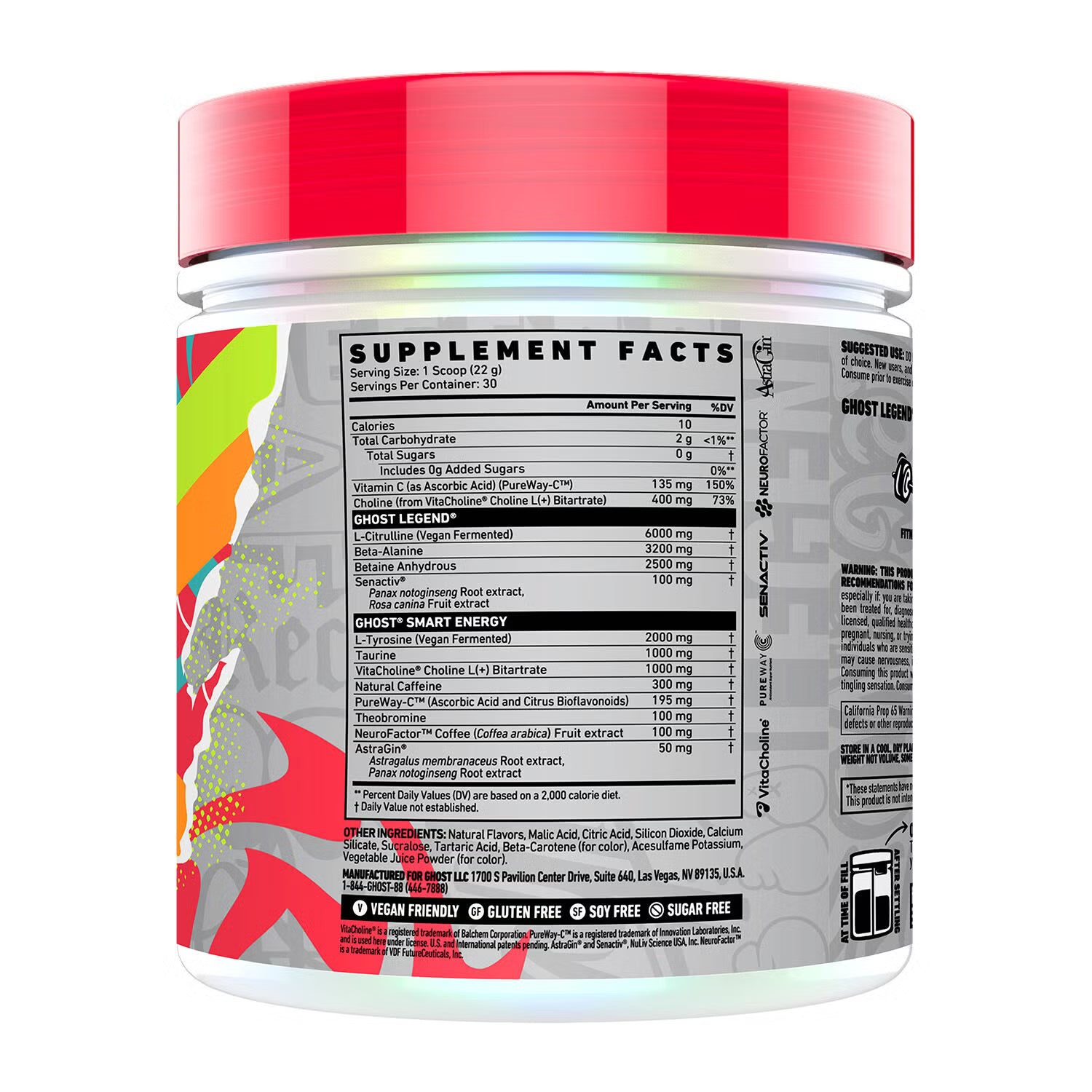 GHOST LEGEND V4 Pre-Workout (USA) - Top Nutrition and Fitness  Canada  Sonic Ocean Water-Bubblicious Strawberry Splash-Orange Cream-Sonic Cherry Limeade