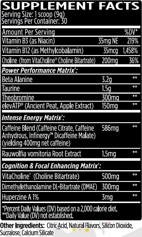 VMI Sports KXR Pre-Workout (30 servings)