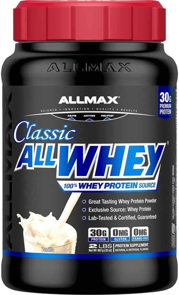 Allmax AllWhey Classic 100% Whey Protein Powder (2lb)