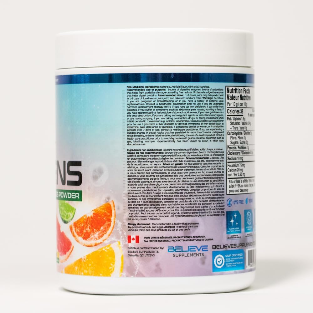 Believe Supplements Organic Greens (30 servings)