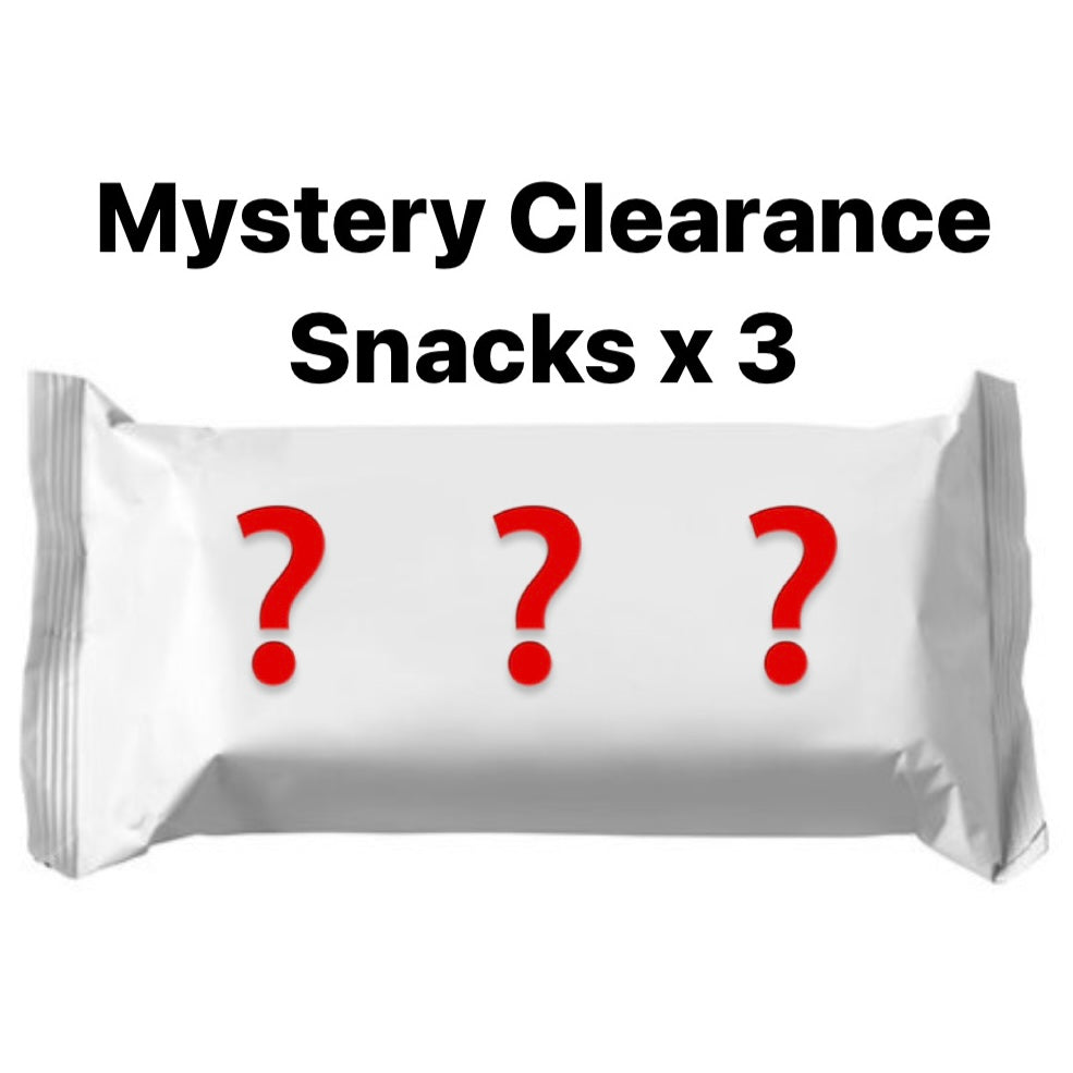 Mystery Clearance Snacks (3 snacks)