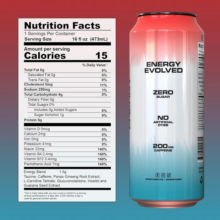 3D Energy Drink (USA) - 1 can