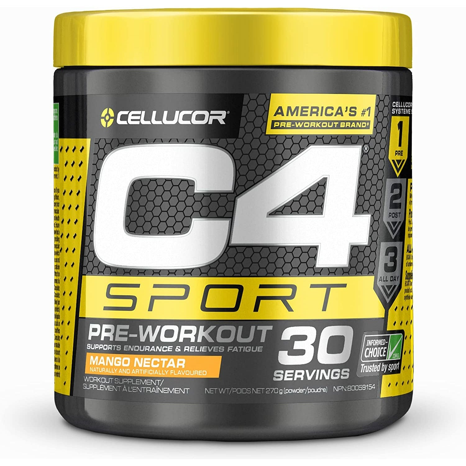 Cellucor NEW C4 SPORT Pre-Workout 30 servings Cellucor Top Nutrition Canada