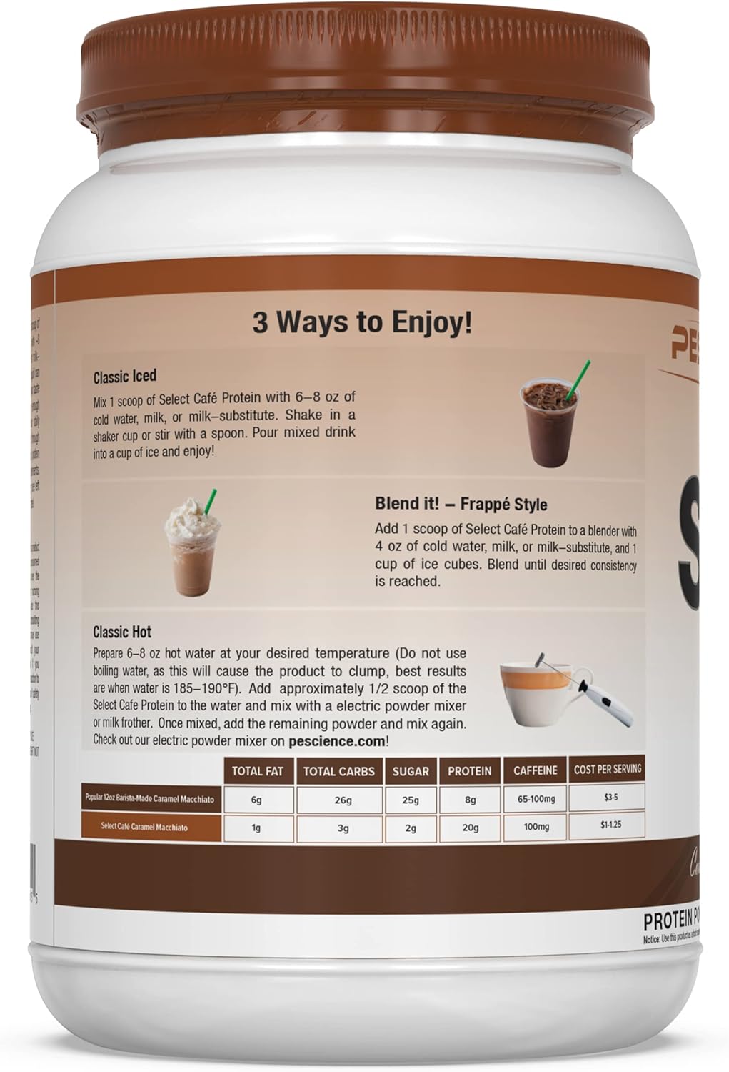 Pescience Select Café Protéine (20 portions)