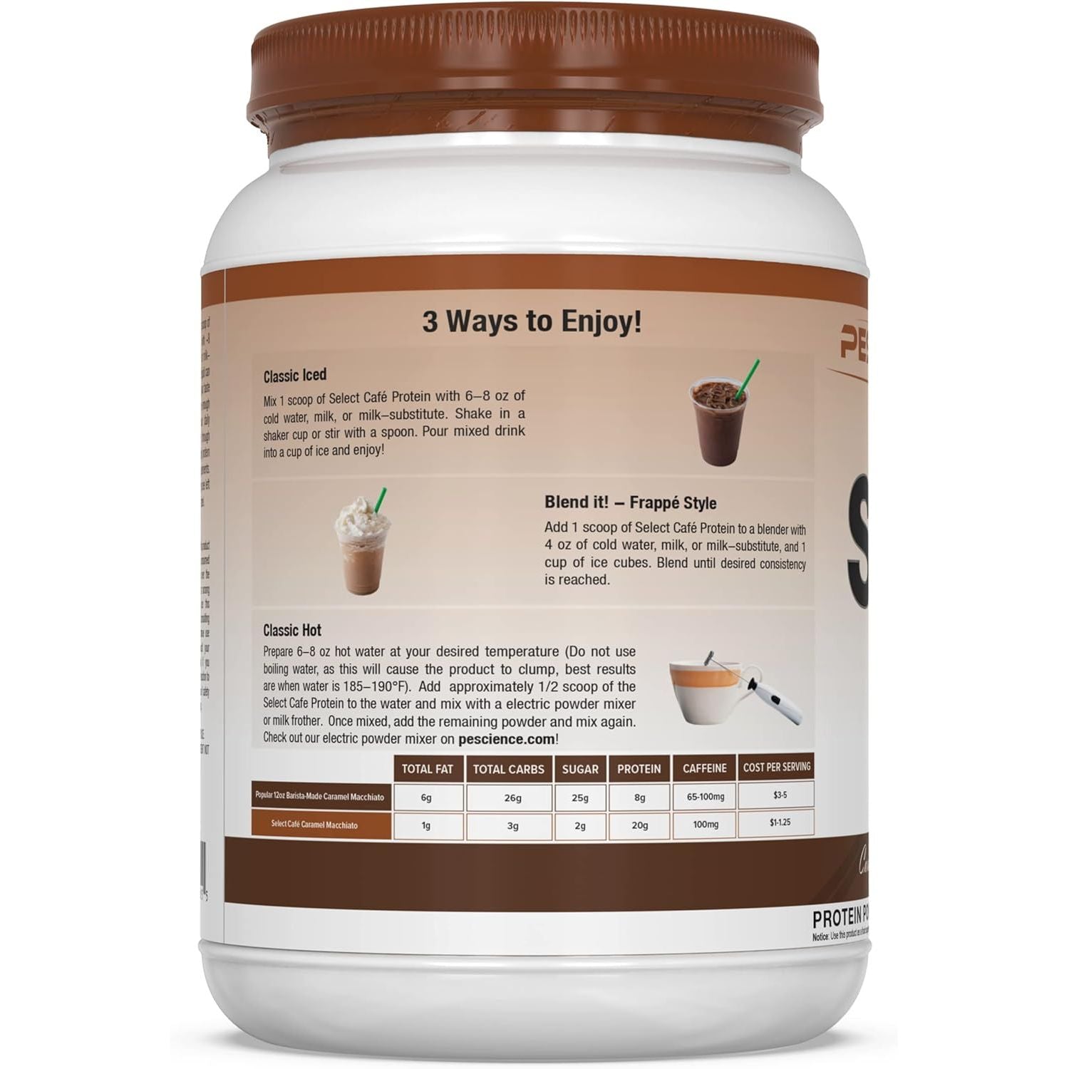 Pescience Select Café Protéine (20 portions)