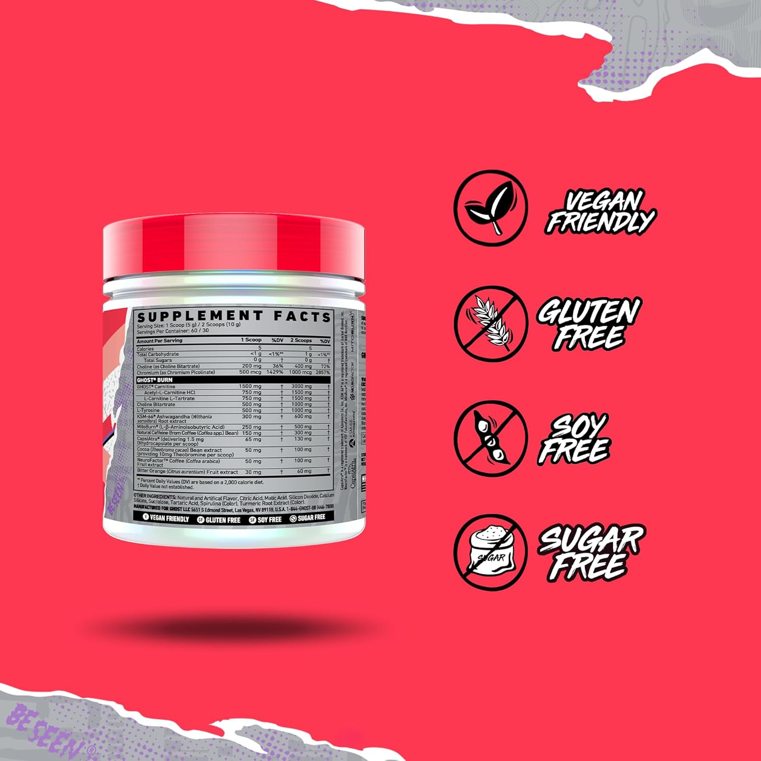 Ghost Burn USA (60 servings)