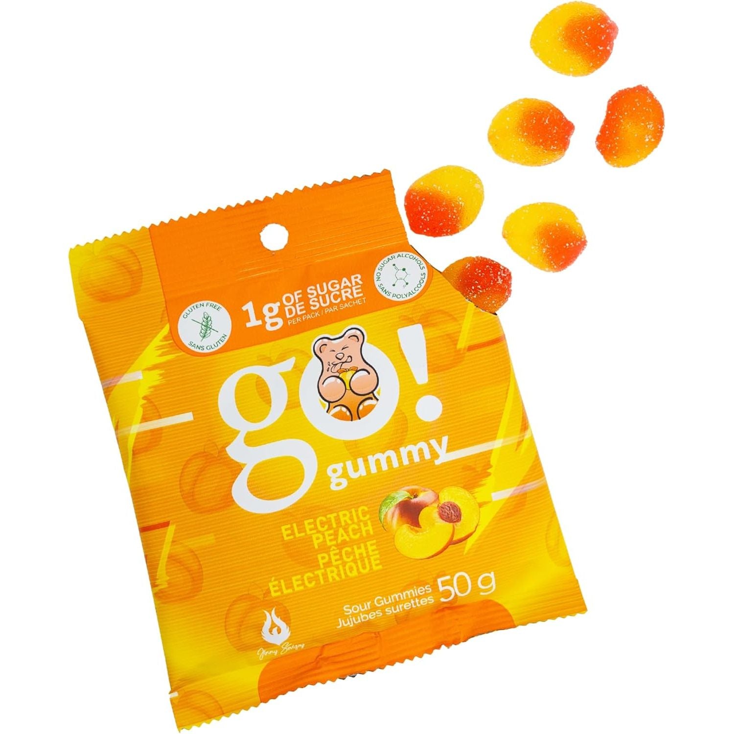 Go Nutrition Go Gummies – Low Sugar Gummies (1 Bag) - Go Nutrition - Top Nutrition and Fitness Canada