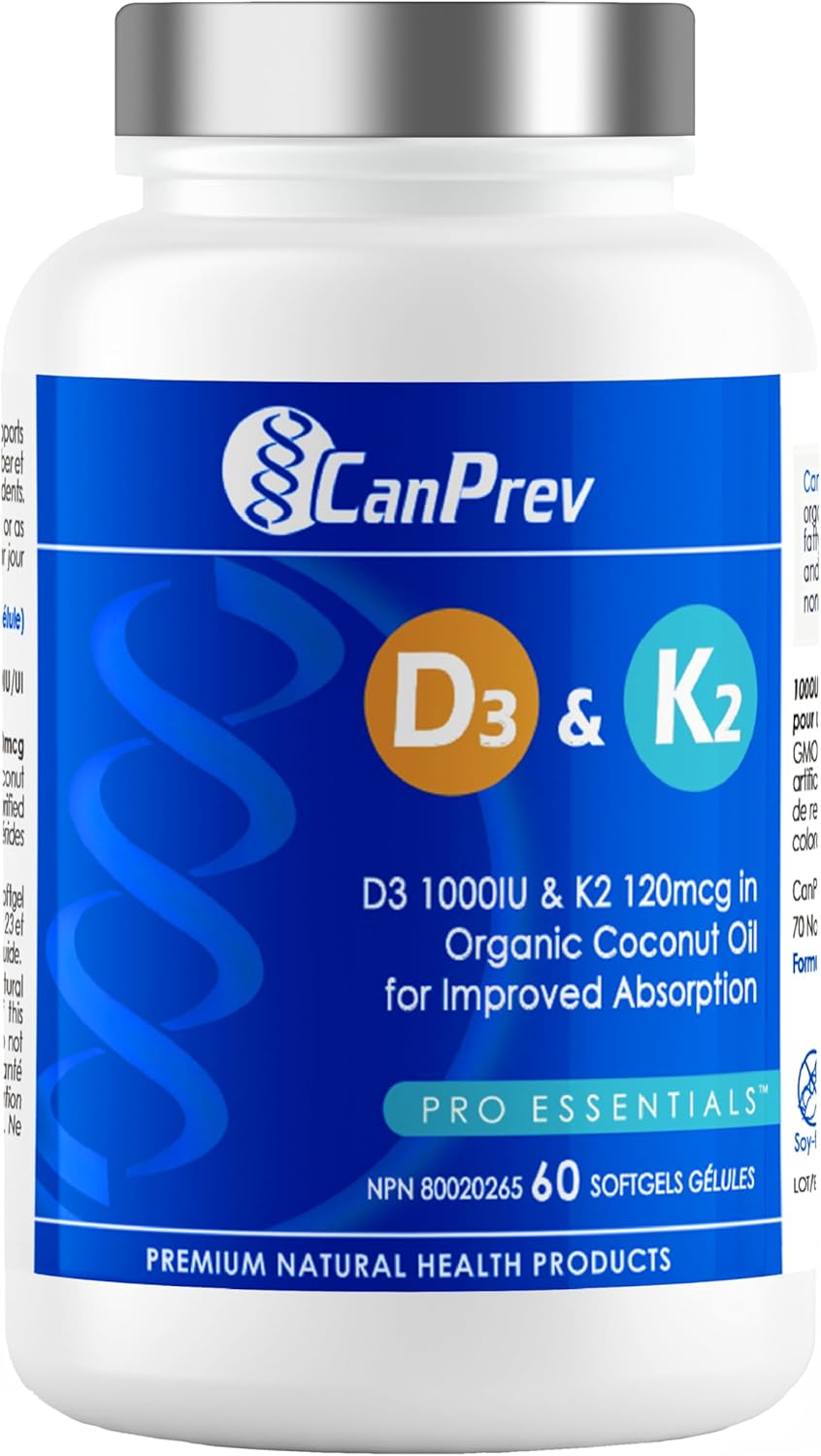 CanPrev D3 & K2 (60 softgels)