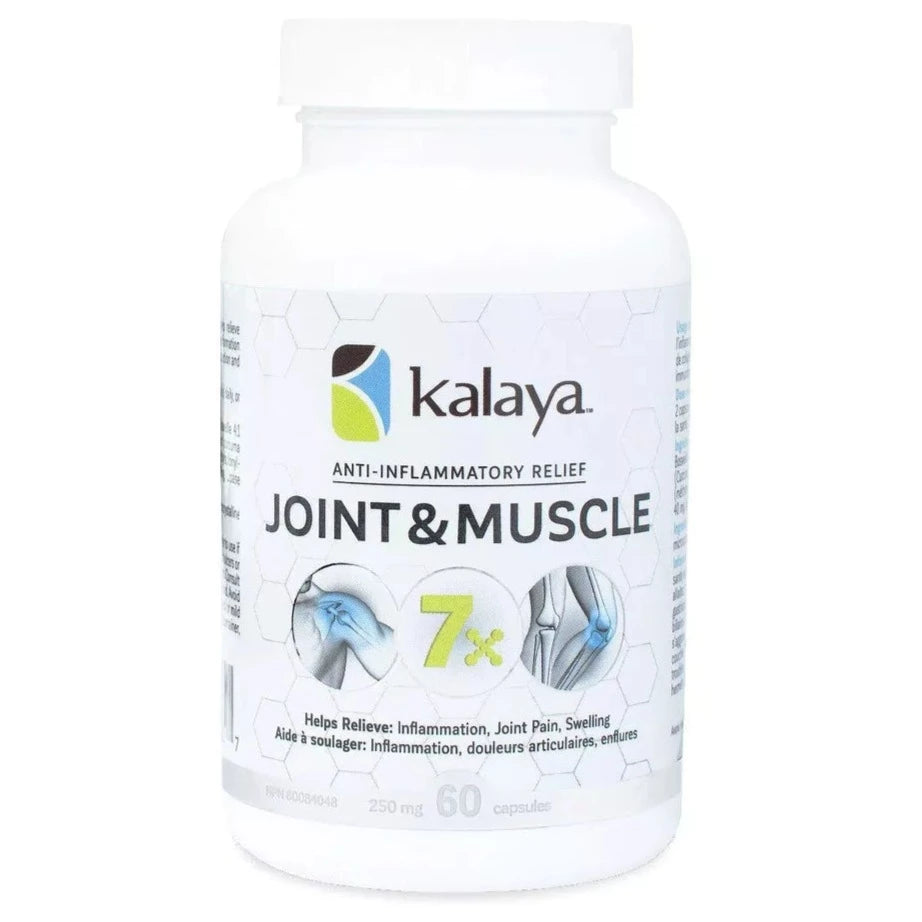 Kalaya 7x Joint & Muscle Anti-Inflammatory Support 60 capsules Kalaya Top Nutrition Canada