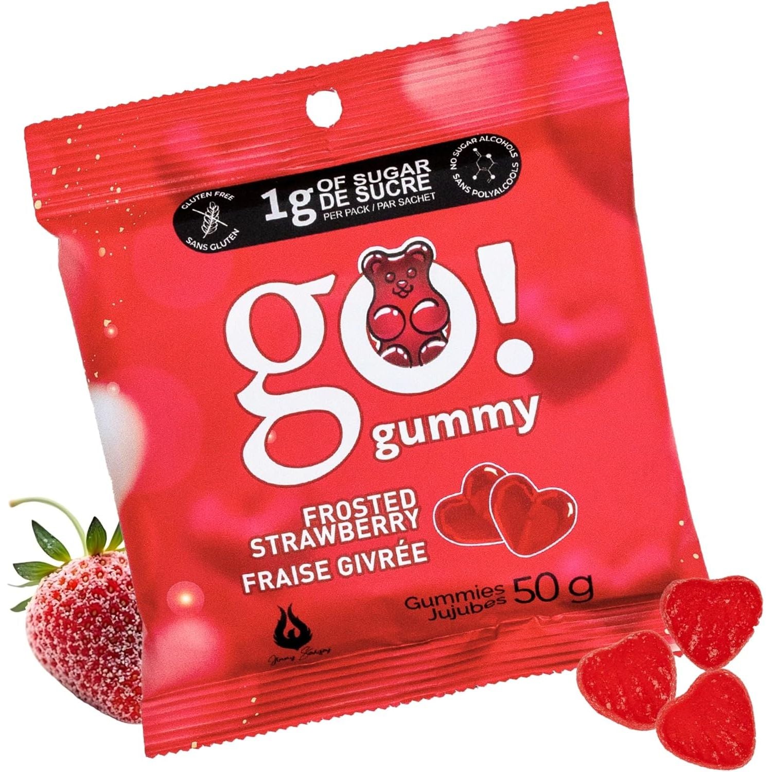 Go Nutrition Go Gummies – Low Sugar Gummies (1 Bag) - Go Nutrition - Top Nutrition and Fitness Canada