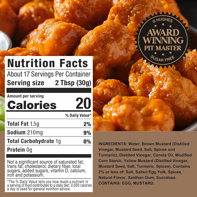 G Hughes Sugar Free Dipping Sauce (18 oz bottle)