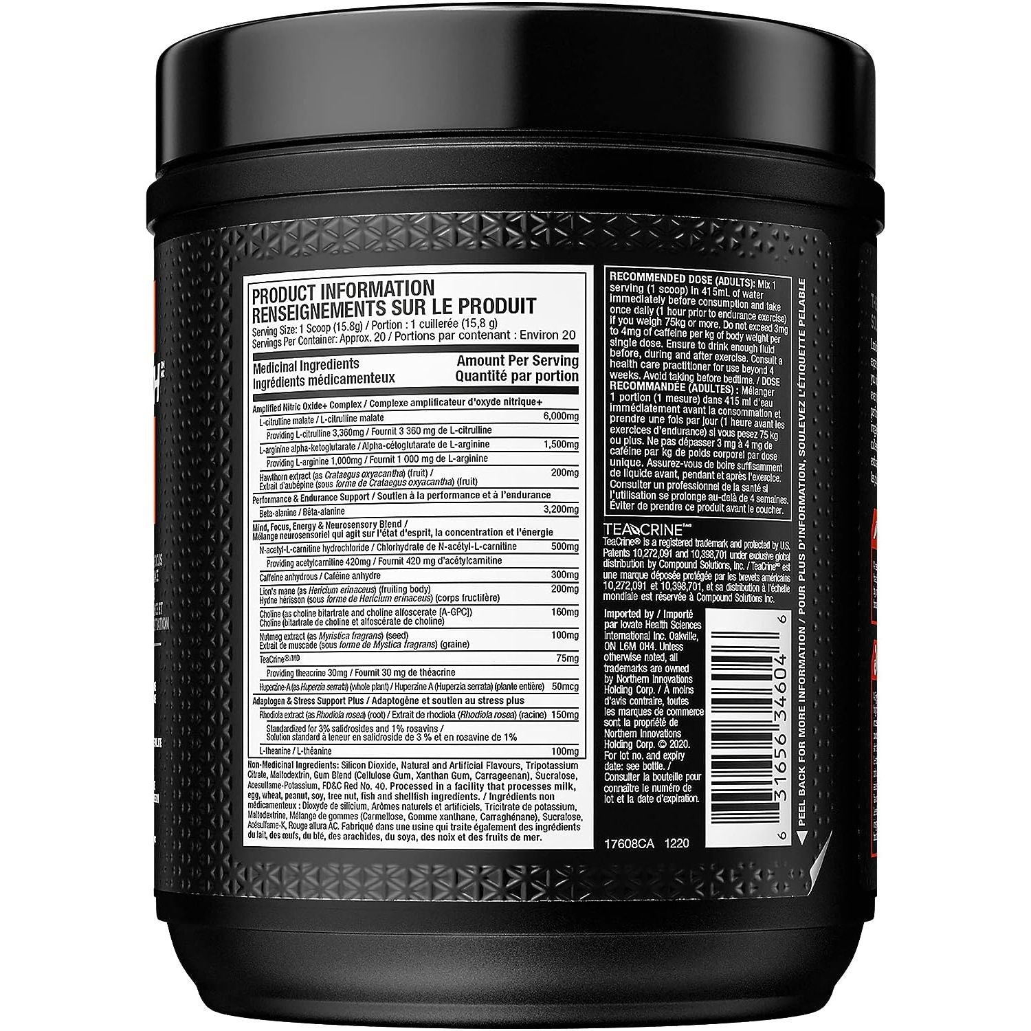 Muscletech Shatter Pre-Workout (20 servings) Pre-workout Gummy Worm,Icy Glacier Berry MuscleTech