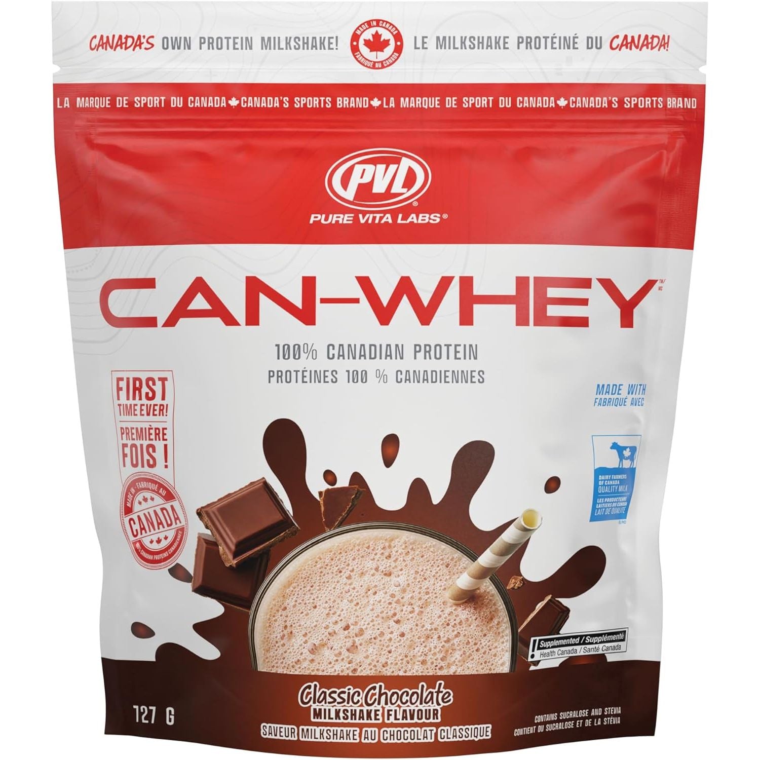 PVL CAN-WHEY 100% Canadian Clean Whey Protein Blend (1.6lb)