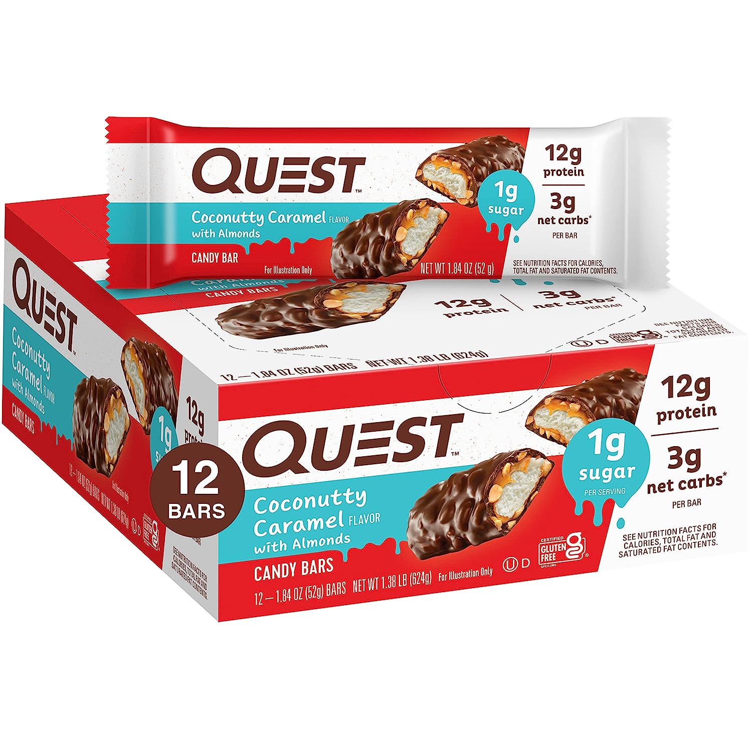 Quest Nutrition Coconutty Caramel Candy Bar 1 bar Quest Nutrition Top Nutrition Canada
