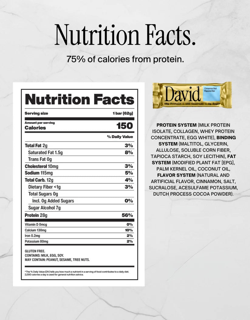 David GF Protein Bars Fall Bundle