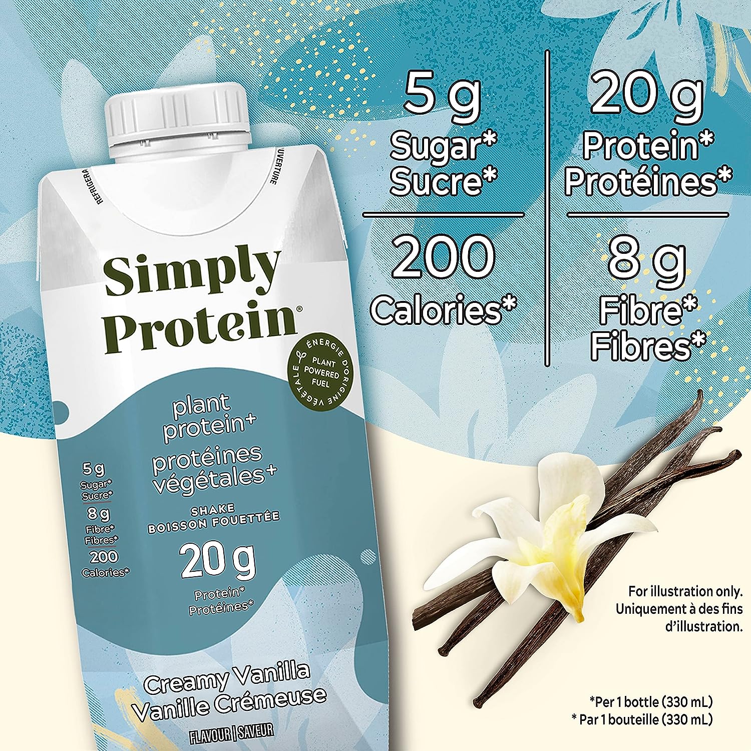 SimplyProtein Plant Protein+ Shake 330 ml SimplyProtein Top Nutrition Canada