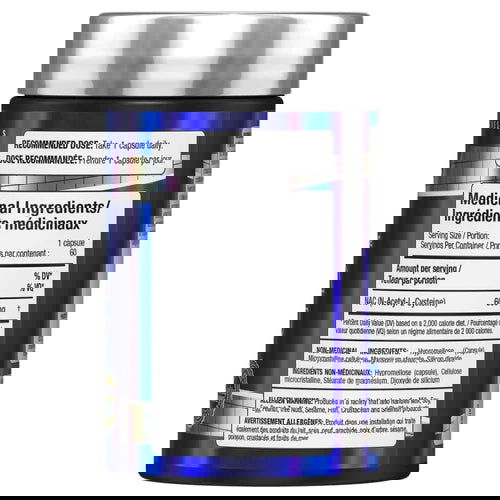 ALLMAX NAC (N-acetyl-L-cysteine) (60 Caps) BEST BY JUNE 2024 