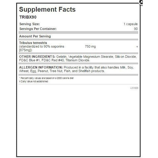 ALLMAX TRIBX90 - Tribulus (90 capsules) 