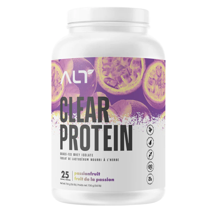 ALT Clear Protein Grass Fed Whey Isolate (25 servings) whey protein isolate Passion Fruit ALT