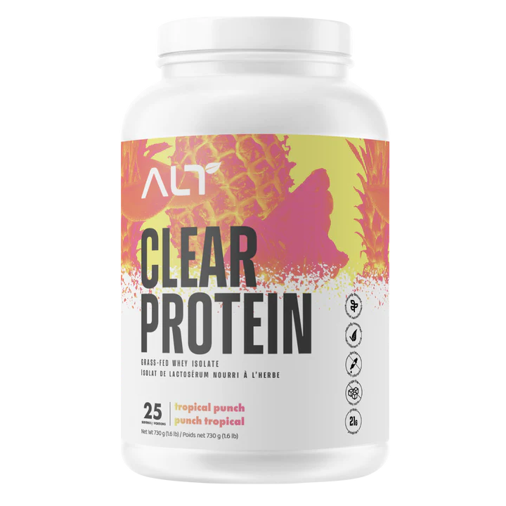 ALT Clear Protein Grass Fed Whey Isolate (25 servings) whey protein isolate Tropical Punch ALT