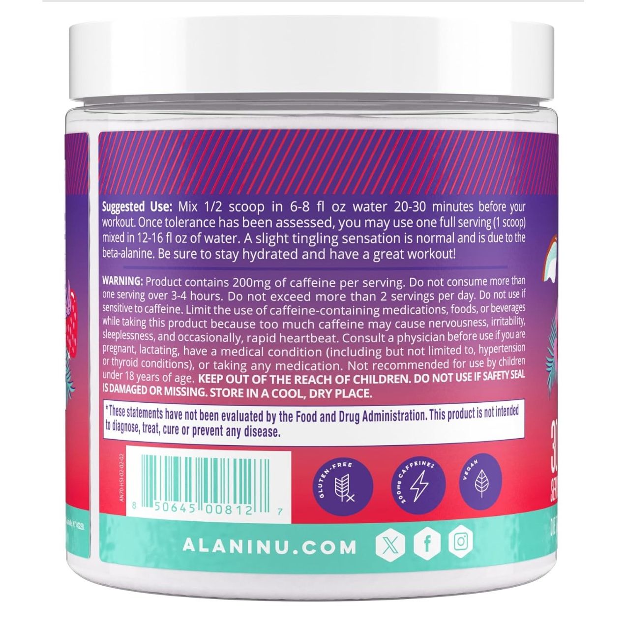 Alani Nu Pre-Workout Powder (30 servings)